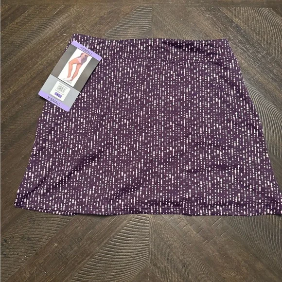 Tranquility Purple Patterned Women's Skirt/Skort - Picture 7 of 16